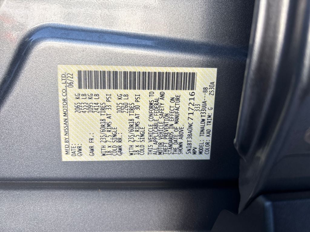 2022 Nissan Rogue SV