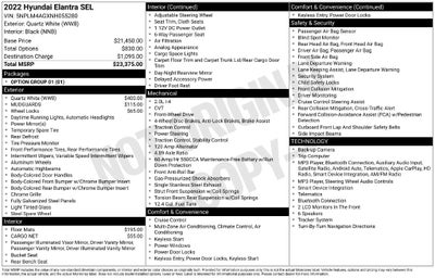 2022 Hyundai Elantra SEL