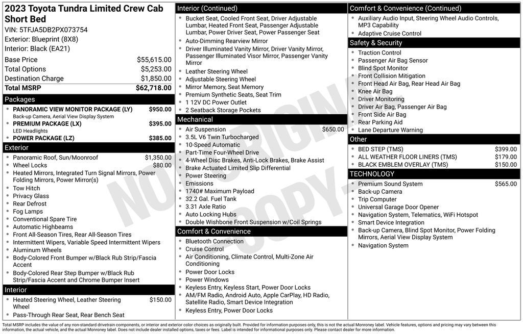 2023 Toyota Tundra Limited