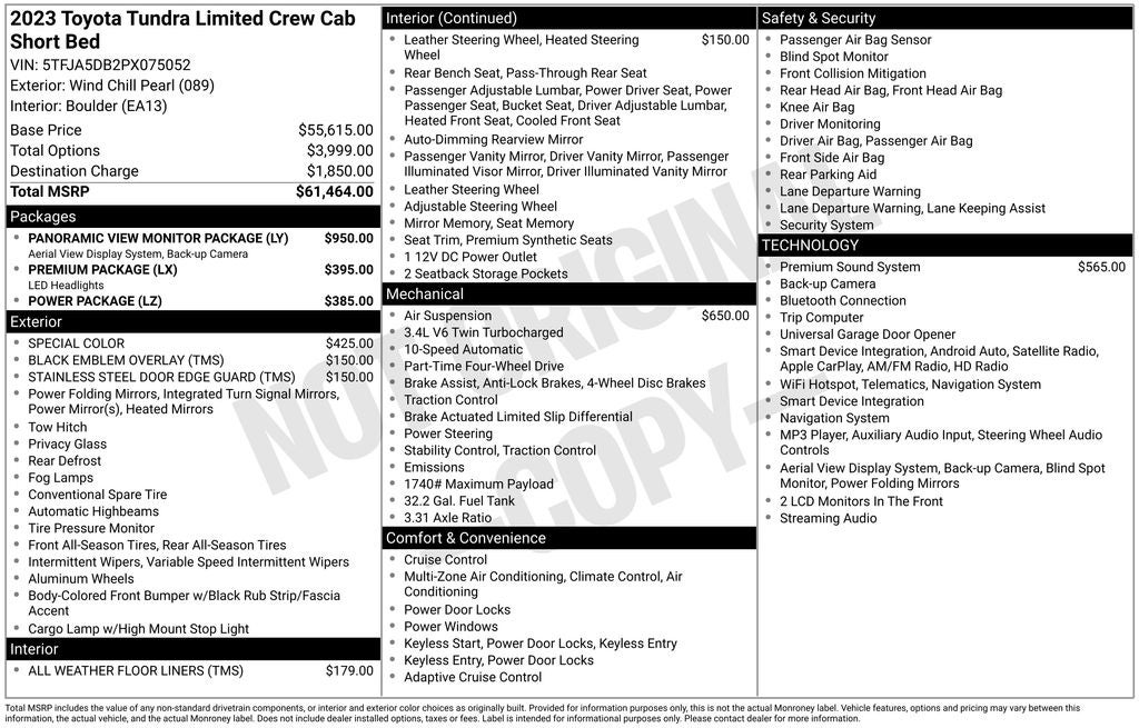 2023 Toyota Tundra Limited