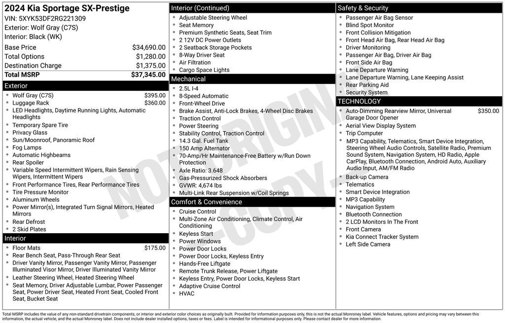 2024 Kia Sportage SX-Prestige