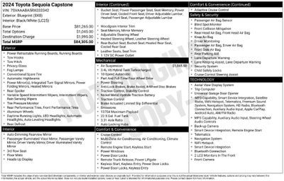 2024 Toyota Sequoia Capstone