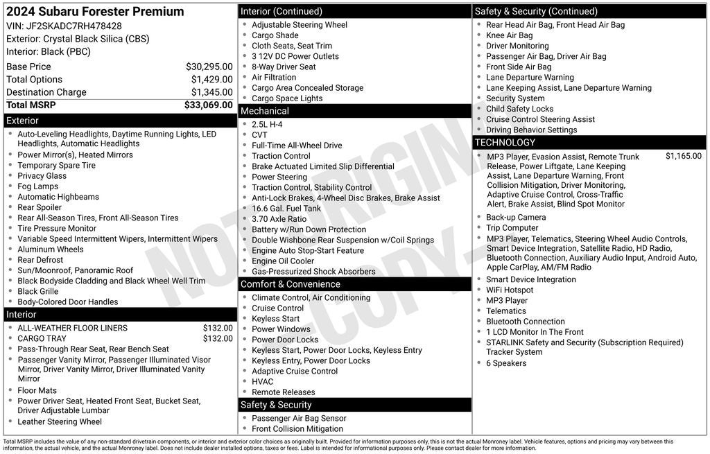 2024 Subaru Forester Premium