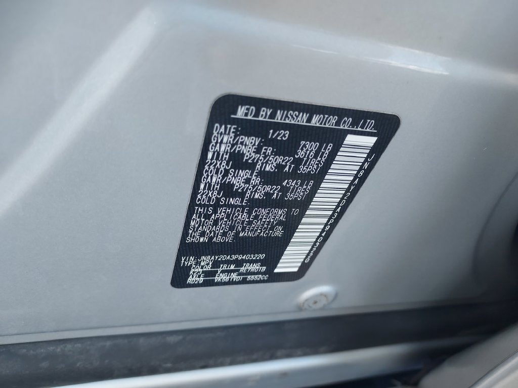 2023 Nissan Armada Platinum