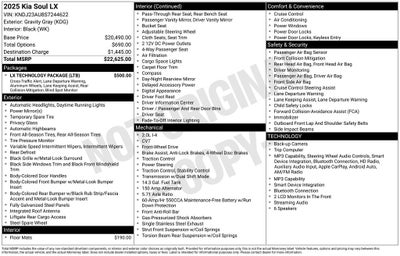 2025 Kia Soul LX