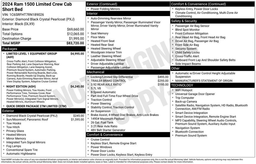 2024 RAM 1500 Limited