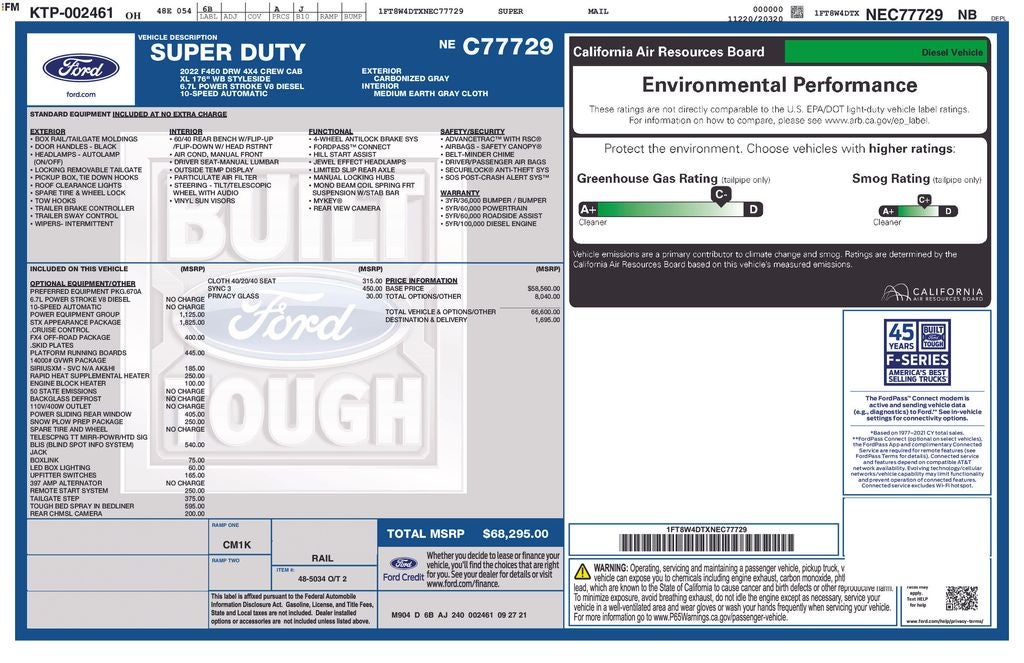 2022 Ford F-450SD XL DRW