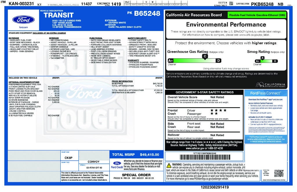 2023 Ford Transit-150 Base