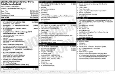 2023 GMC Sierra 3500HD AT4