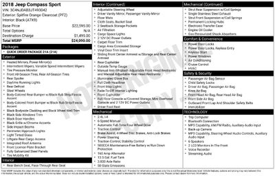 2018 Jeep Compass Sport