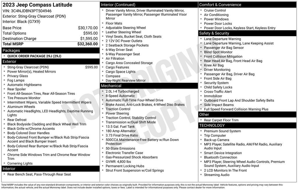2023 Jeep Compass Latitude
