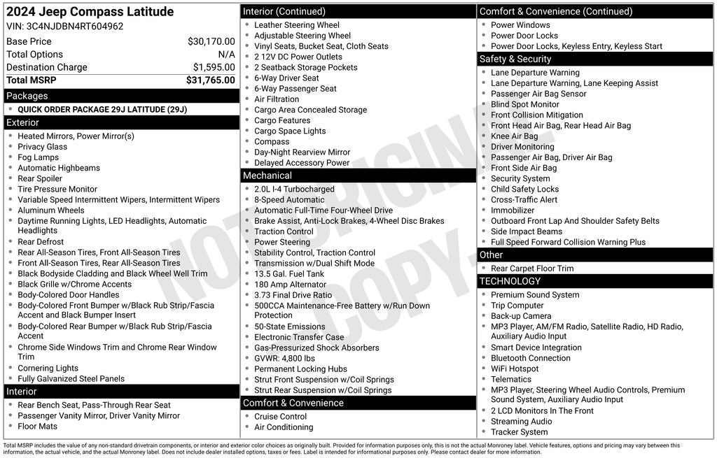 2024 Jeep Compass Latitude