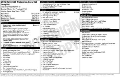 2026 RAM 3500 Tradesman
