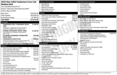 2023 RAM 2500 Tradesman