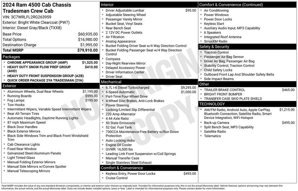 2024 RAM 4500HD Tradesman