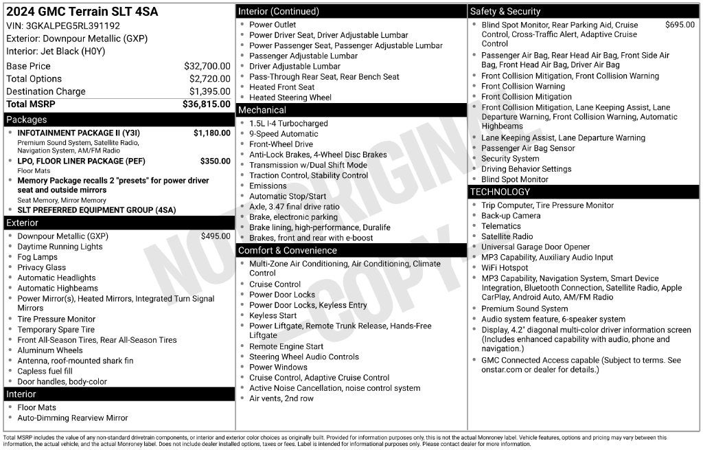 2024 GMC Terrain SLT
