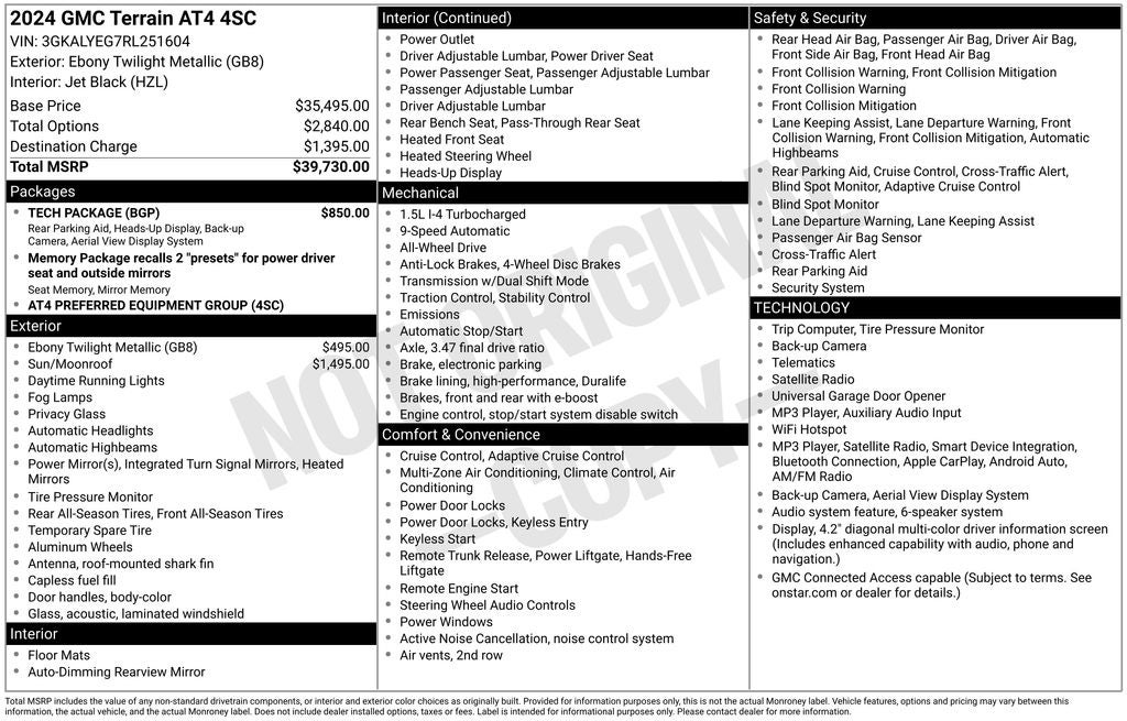 2024 GMC Terrain AT4