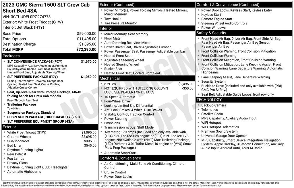 2023 GMC Sierra 1500 SLT
