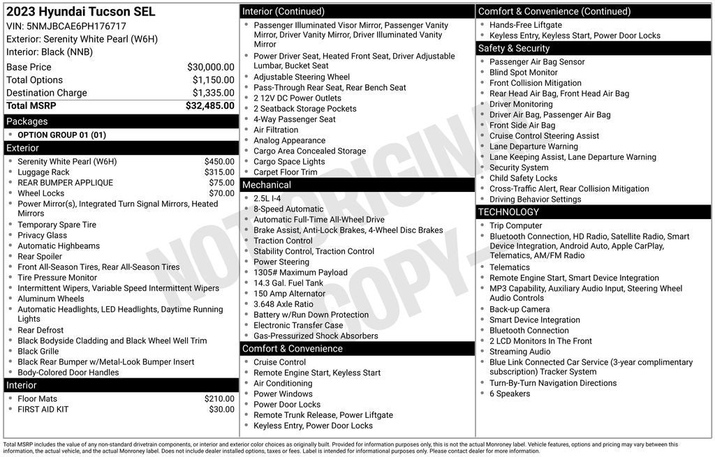 2023 Hyundai Tucson SEL