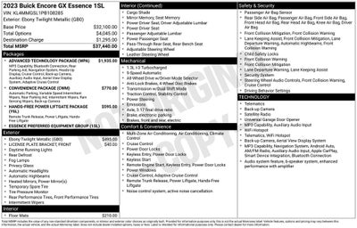 2023 Buick Encore GX Essence