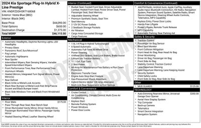 2024 Kia Sportage Plug-In Hybrid X-Line Prestige