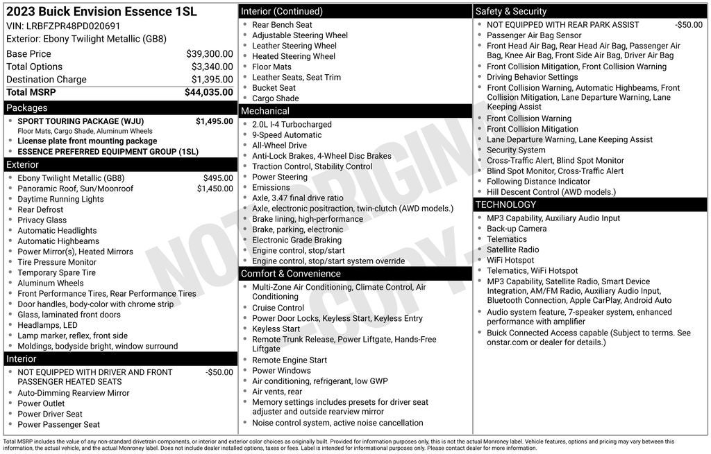 2023 Buick Envision Essence