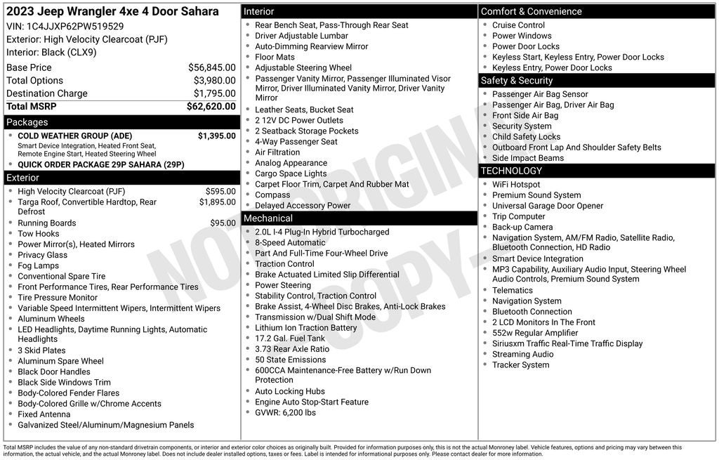 2023 Jeep Wrangler Sahara 4xe