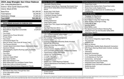 2024 Jeep Wrangler Rubicon 4xe