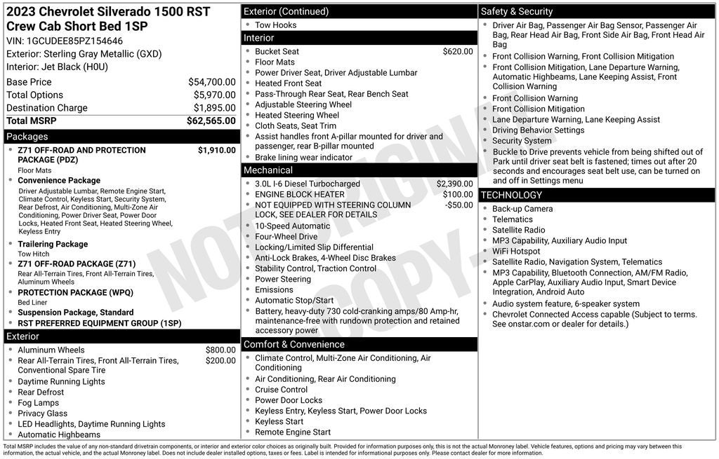 2023 Chevrolet Silverado 1500 RST