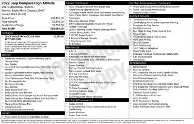 2022 Jeep Compass High Altitude