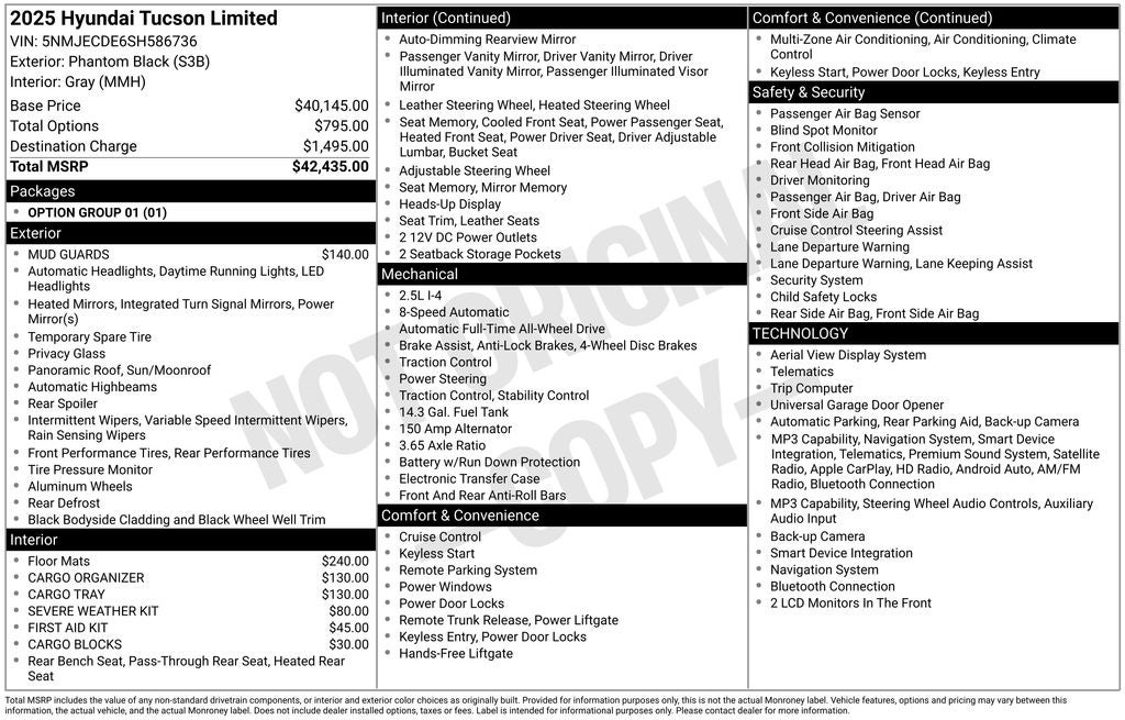 2025 Hyundai Tucson Limited