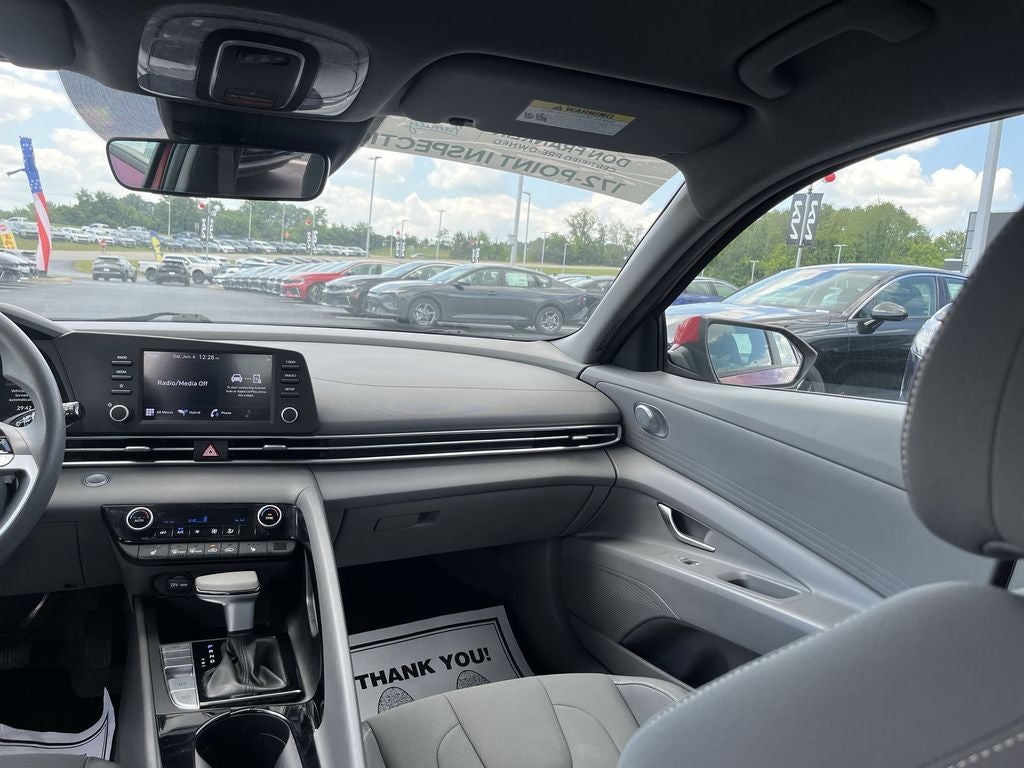 2023 Hyundai Elantra Hybrid Blue