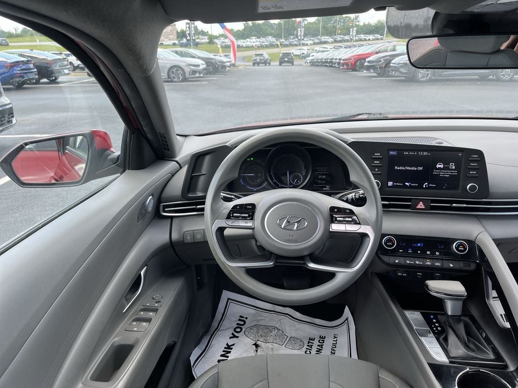 2023 Hyundai Elantra Hybrid Blue