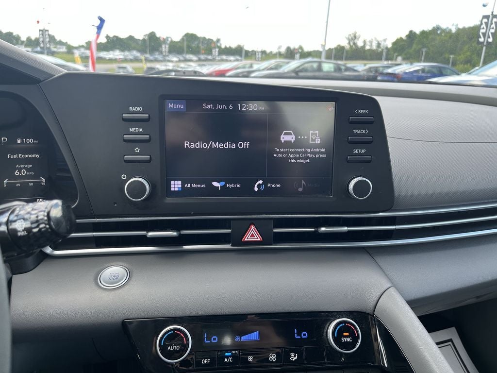 2023 Hyundai Elantra Hybrid Blue