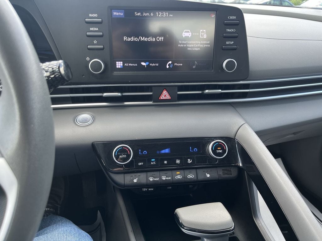 2023 Hyundai Elantra Hybrid Blue