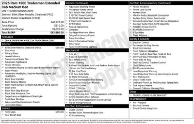 2025 RAM 1500 Tradesman