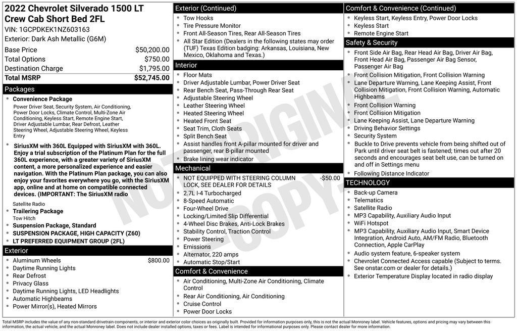 2022 Chevrolet Silverado 1500 LT