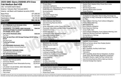 2025 GMC Sierra 2500HD AT4