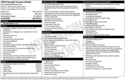 2025 Hyundai Tucson Limited
