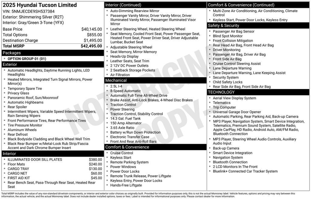 2025 Hyundai Tucson Limited