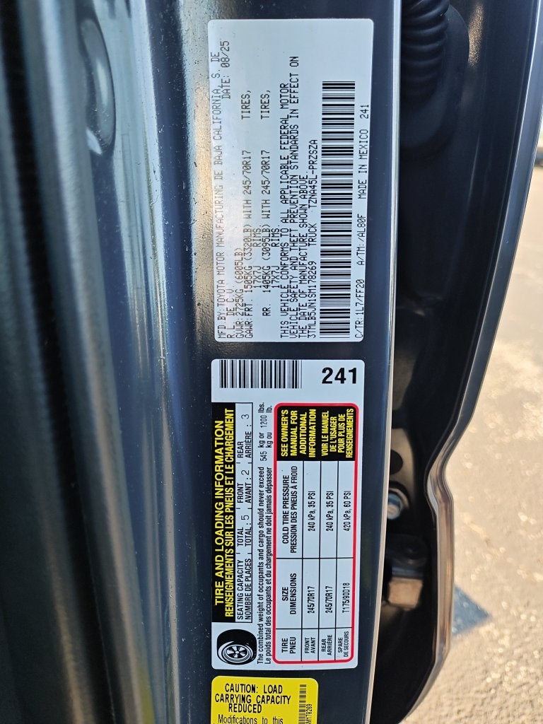 2025 Toyota Tacoma SR5