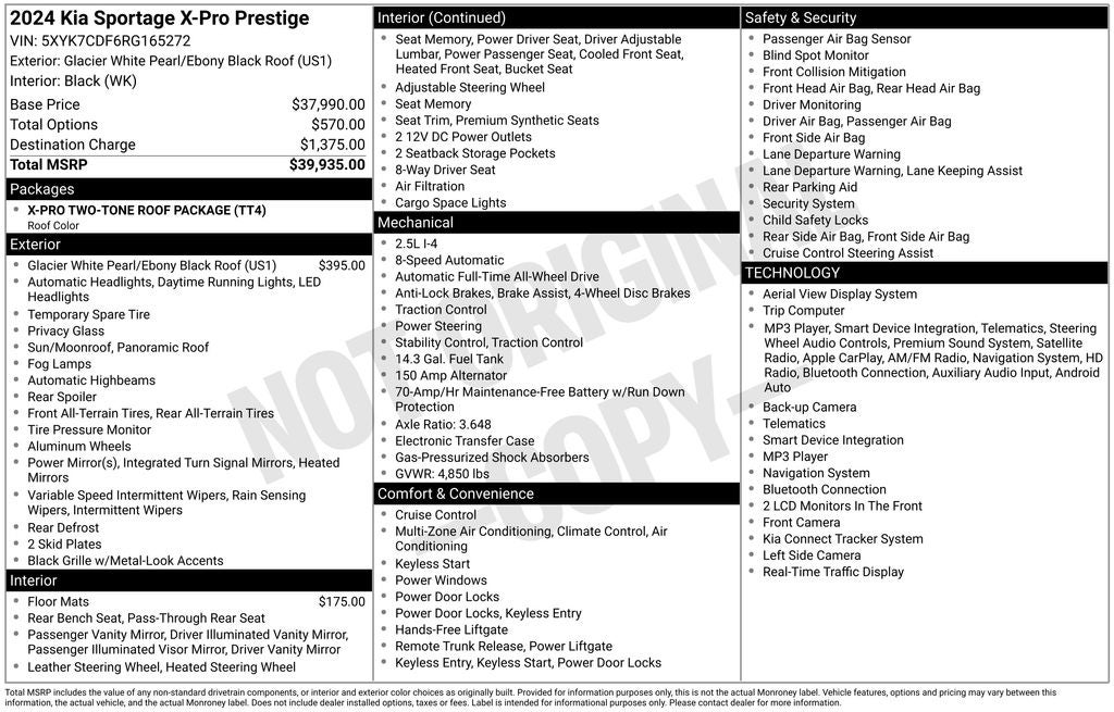 2024 Kia Sportage X-Pro Prestige