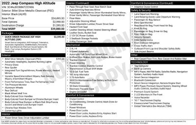2022 Jeep Compass Limited