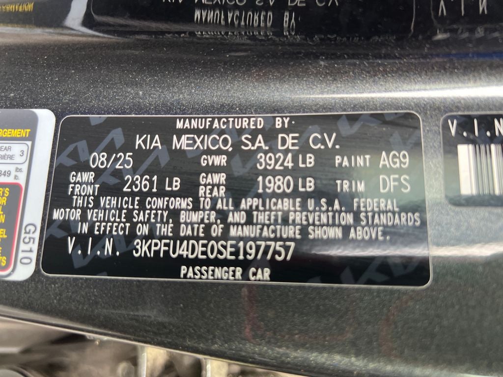 2025 Kia K4 EX