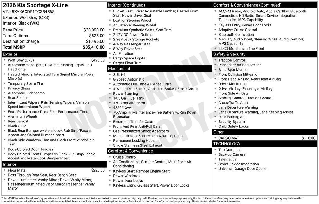 2026 Kia Sportage X-Line