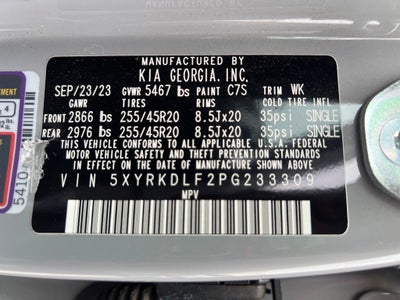 2023 Kia Sorento SX