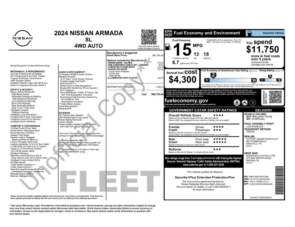 2024 Nissan Armada SL