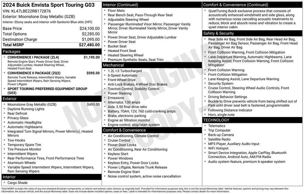 2024 Buick Envista Sport Touring