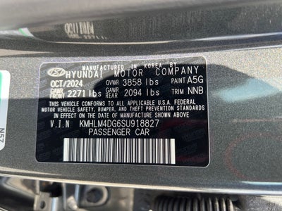 2025 Hyundai Elantra SEL Sport