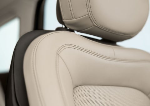 Fine craftsmanship is shown through a detailed image of front-seat stitching. | Don Franklin Lincoln Elizabethtown in Elizabethtown KY